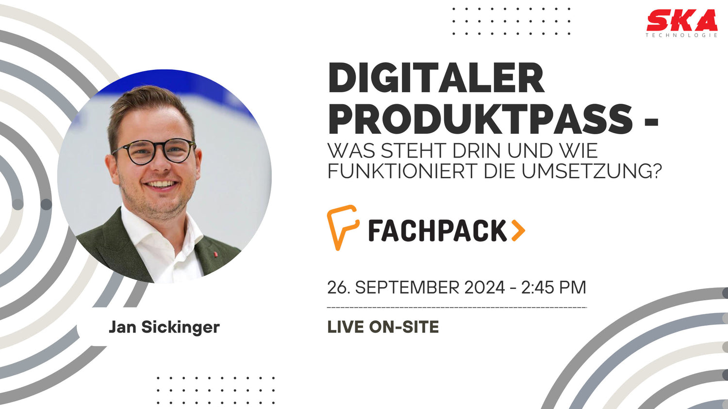 Vorstellung des Digitalen Produktpasses auf der Fachpack 2024